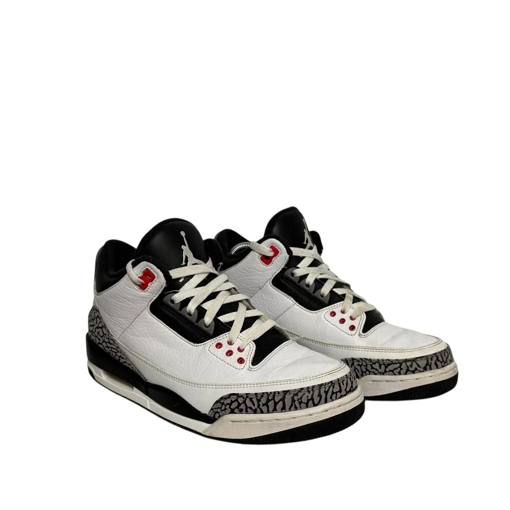 Nike Air Jordan 3 Retro Infrared 23 White Cement Reimagined Sneakers DN3707-100‎